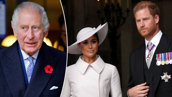 Exclusive : King Charles delivers only One Final condition To welcome Prince Harry and Meghan back into royal fold Especially to seal Harry and Meghan's UK fate...