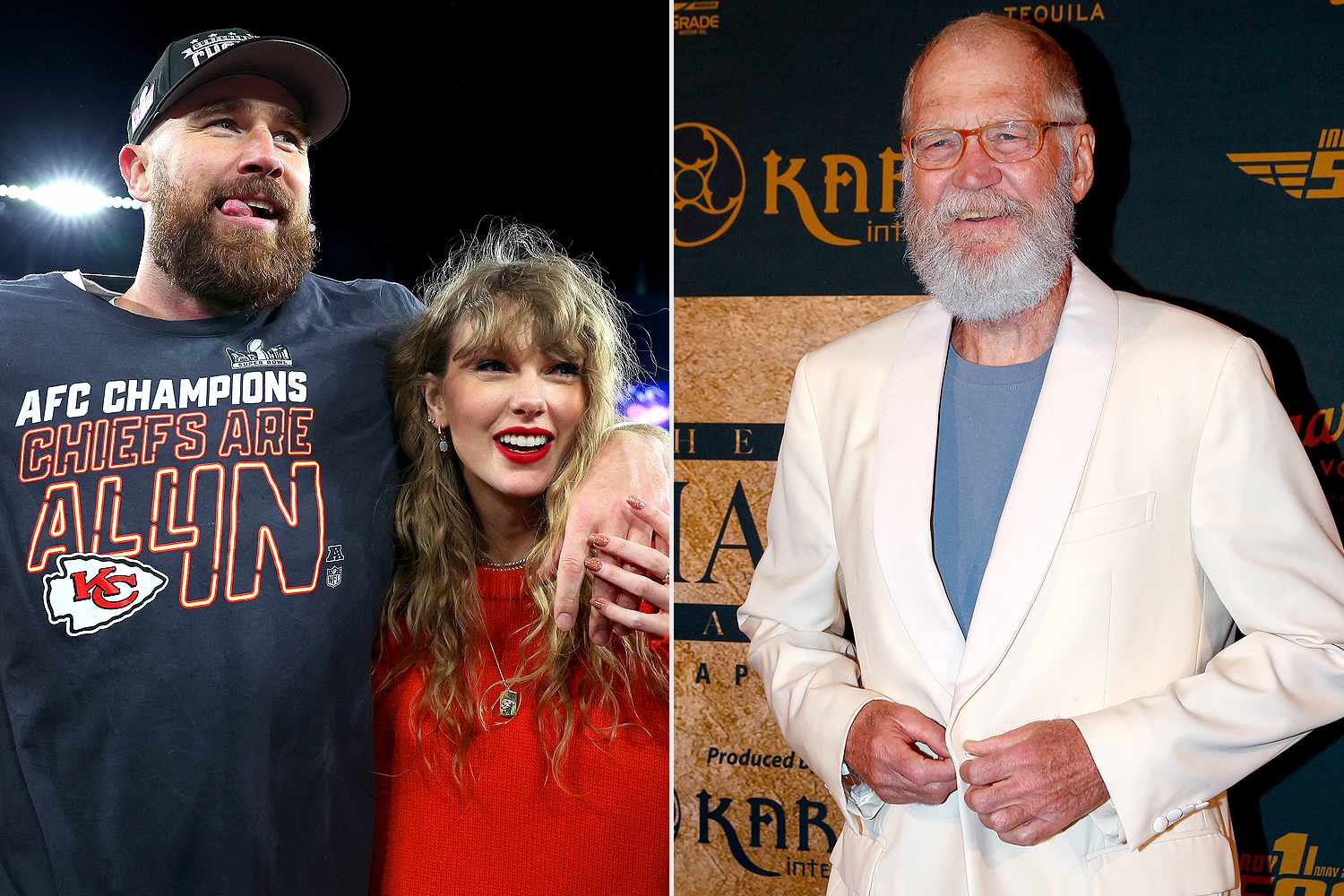 What Good For The Goose Also Good For The Gander: David Letterman defends Taylor Swift From Her NFL Detractors, Saying, "It's Something Positive And Happy For The World, And it's Good For The Footballers."