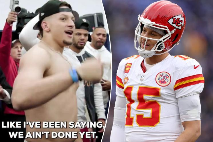 Watch A Funny Reaction To Critics Who Made Fun Of Patrick Mahomes Dad Bod In The Chiefs