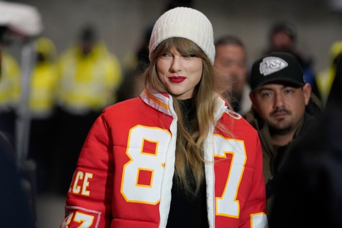 Watch: Kristin has been granted a license to use NFL marks in men’s and women’s apparel designs — after a slew of stars, including Taylor Swift, wore her custom puffer jackets, among other “KJ creations,” to various NFL games this season...