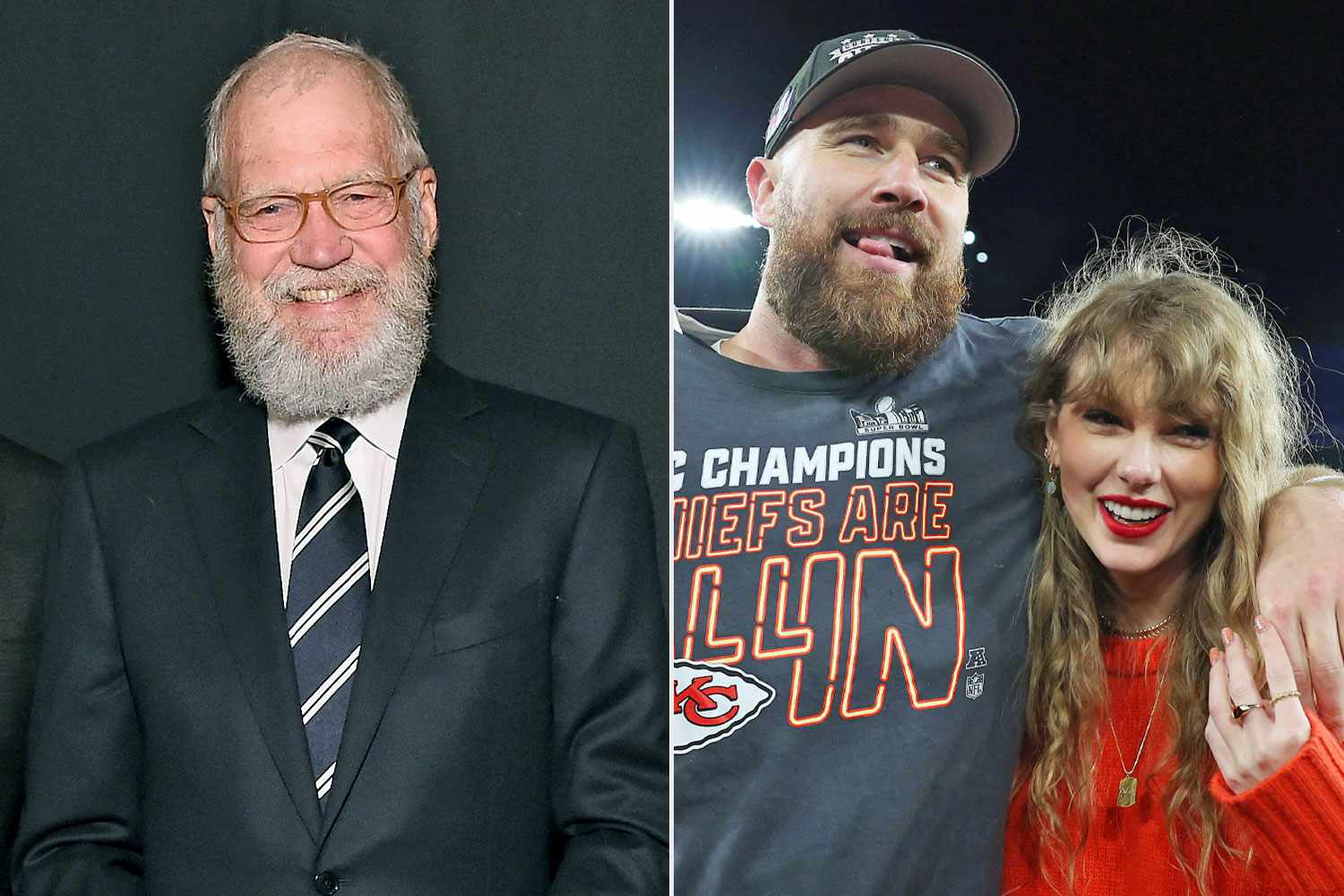 David Letterman the iconic former talk show host, Defends Taylor Swift, Playfully Confuses Her BF Travis Kelce with Kelsey Grammer...