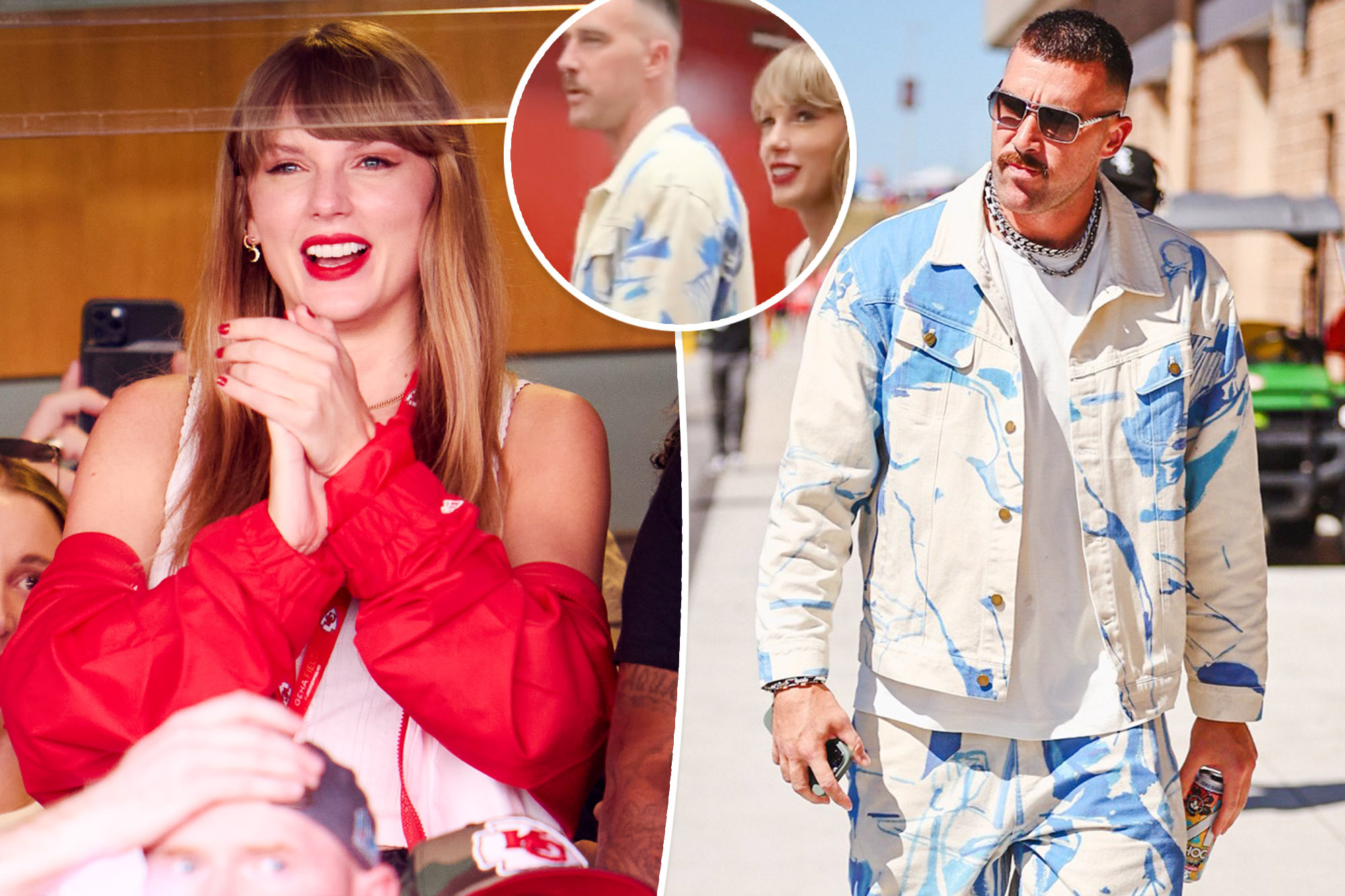 Watch: Taylor Swift's "New Heights" shout out to Travis Kelce, something he "never thought" would work: However, we are present...