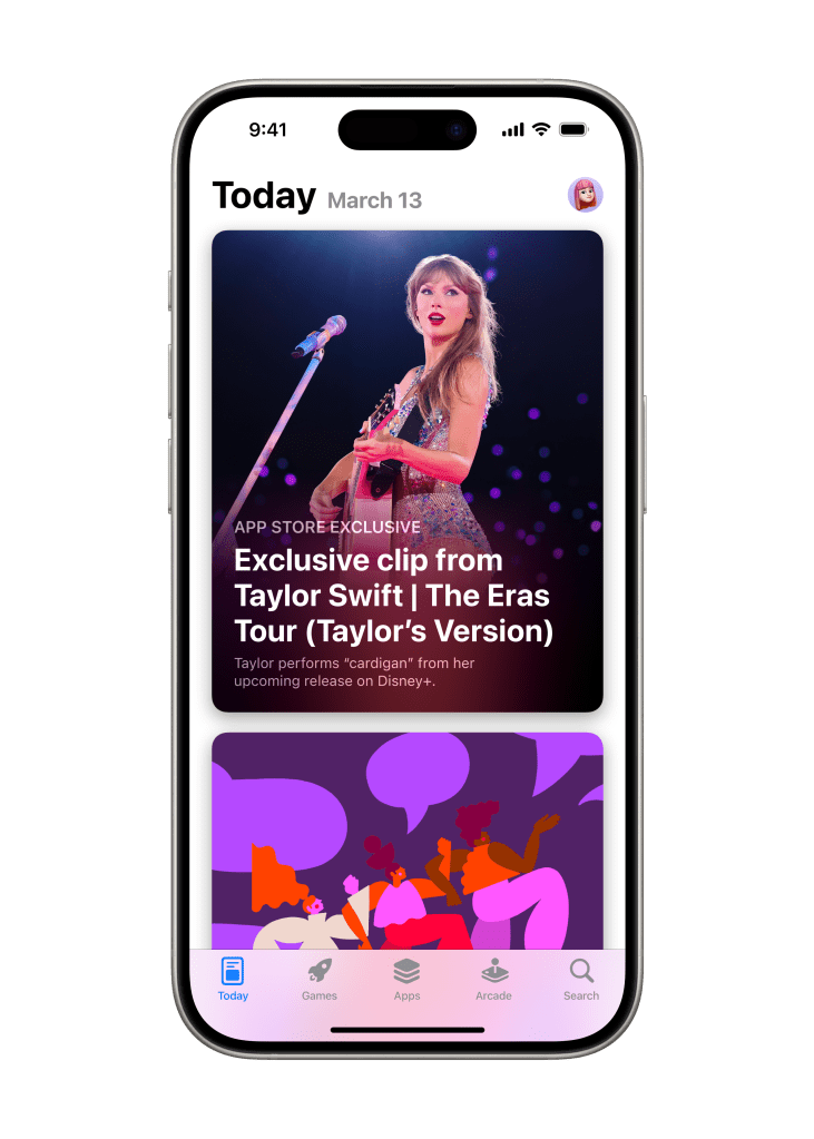 Watch: Taylor Swift Releases Clip of ‘Cardigan’ on Apple App Store Ahead of Disney+ Film Launch...