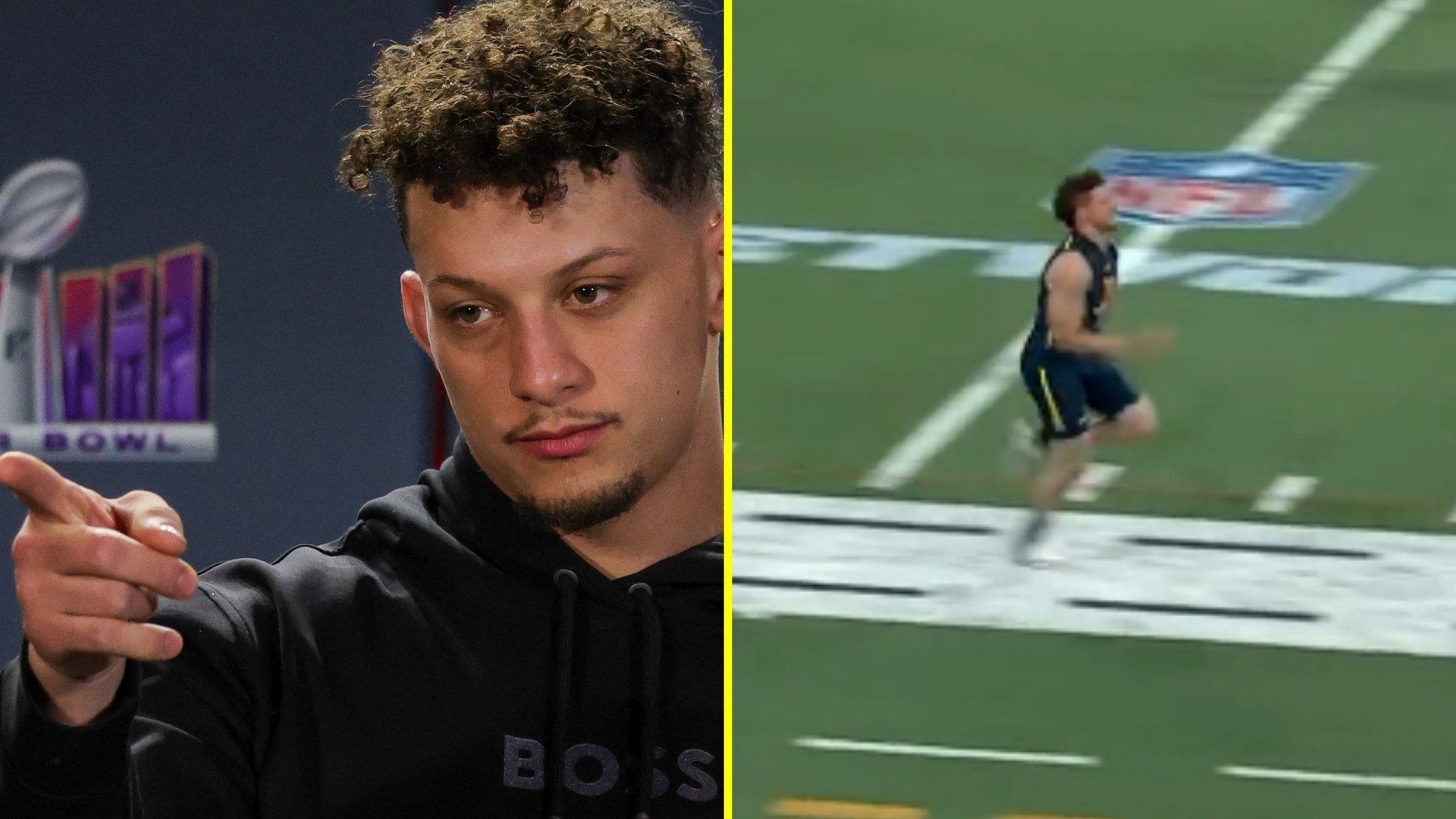 Patrick Mahomes reaction says it all as NFL ignores his request at scouting combine...