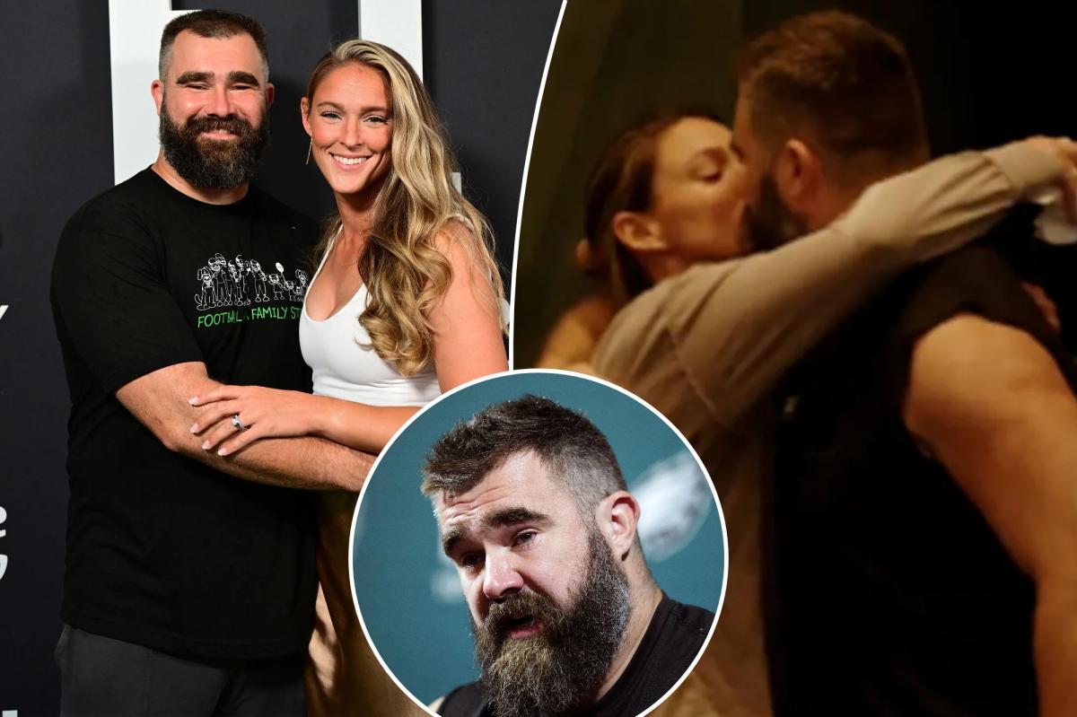 Jason Kelce's wife Kylie Kelce reflected on the Philadelphia Eagle player's tearful retirement from the NFL, saying, "It was just a perfect summary of 13 years."