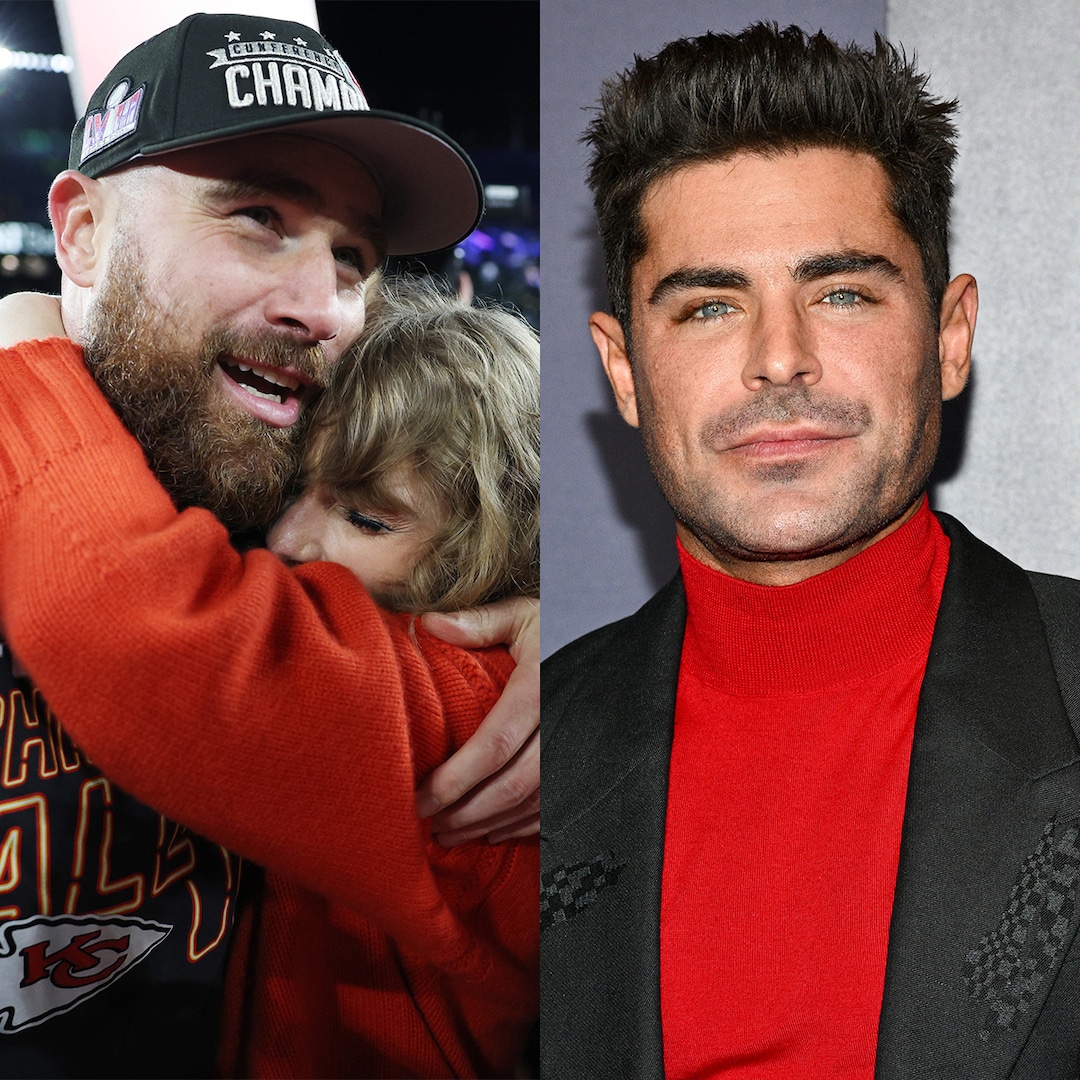 Zac Efron Made A Unique Statement: "I love the whole Travis, Taylor thing. Man, I'm so happy for them. They're two of the best people in the world. How can you not be stoked?"