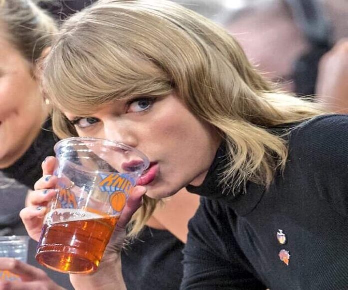 “What I Do With My Life Is Nobody’s Business,” Taylor Swift Hits Back at Critics About Her Public Drinking Habits: I’m A Grown Woman And I Have every right to enjoy a night out with friends without being judged or criticized by a bunch of losers hiding behind their keyboards.”