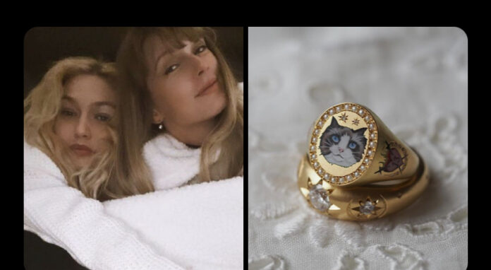 Gigi Hadid gifted @TaylorSwift13 a Benjamin Button ring ❤