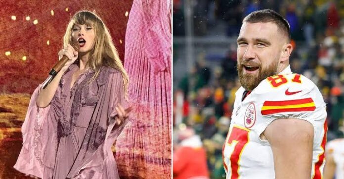 News update : Taylor swift is in sad mood as she made a clarification that so many haters want my relationship with my adorable and most handsome Kansas City Chiefs boyfriend Travis Kelce to be terminated and broken, if you a true and genuine fans of mine and you want my relationship to stand forever let me see you sending love emoji…