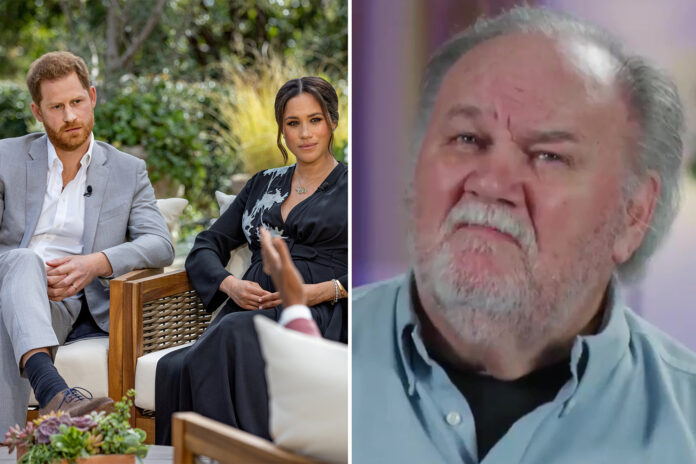 'Harry obviously has not supported her that well': Meghan's father Thomas Markle turns fire on 'snotty' Prince for daughter's mental health problems and shames him for 'dressing up like Hitler'