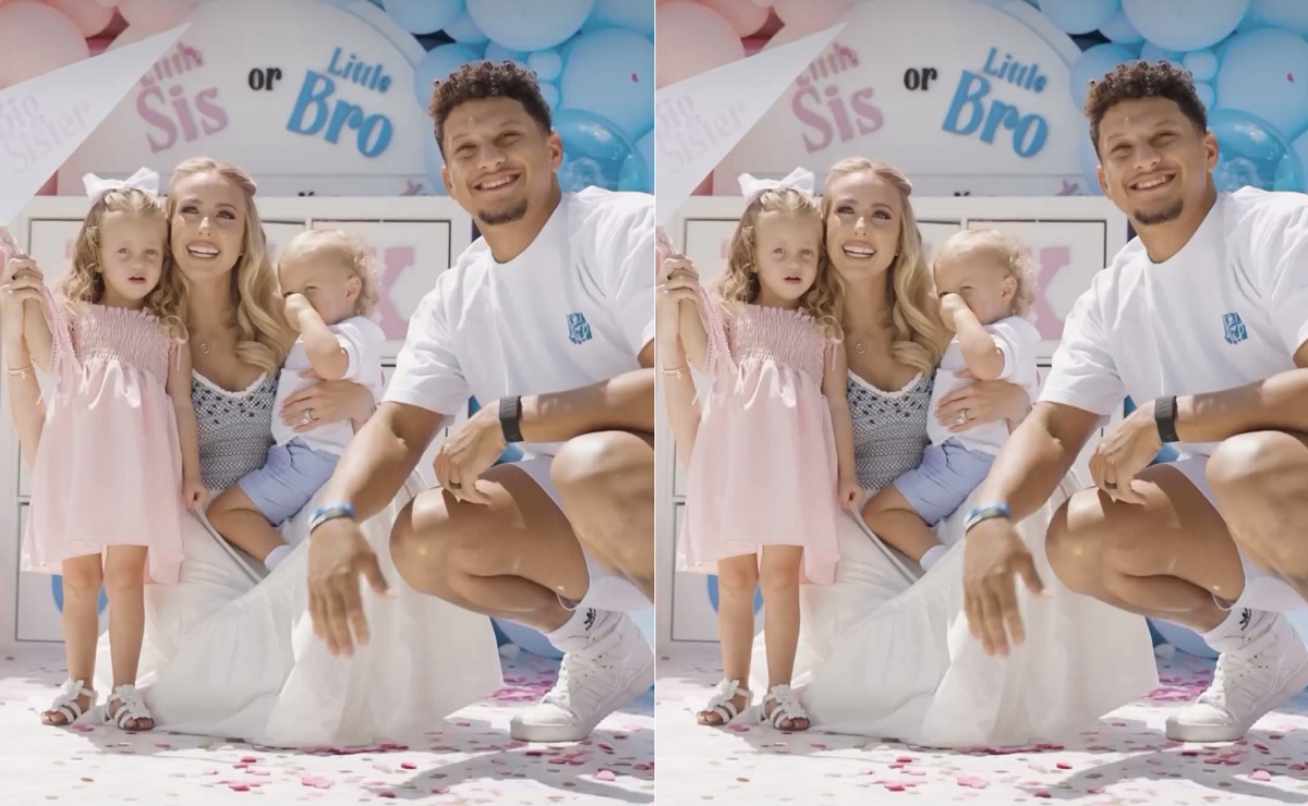 Adorable photos: Patrick Mahomes spoils his wife Brittany to a dream baby shower after revealing third baby gender….Brittany looks stunning as she reveal her baby bump once again leaving fans in admiration...