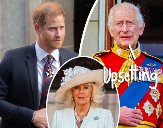 Breaking News: King Charles Has 'A Lot Of Anger' Toward Prince Harry Over Queen Camilla Conflict -- Too Much To Ever 'Forgive' His Son??